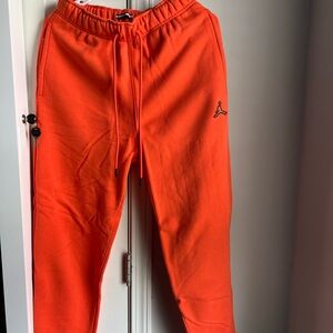 Jordan Orange Sweatpants Relaxed Fit